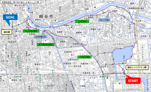 Fコース（レイクタウン～越谷駅ルート）