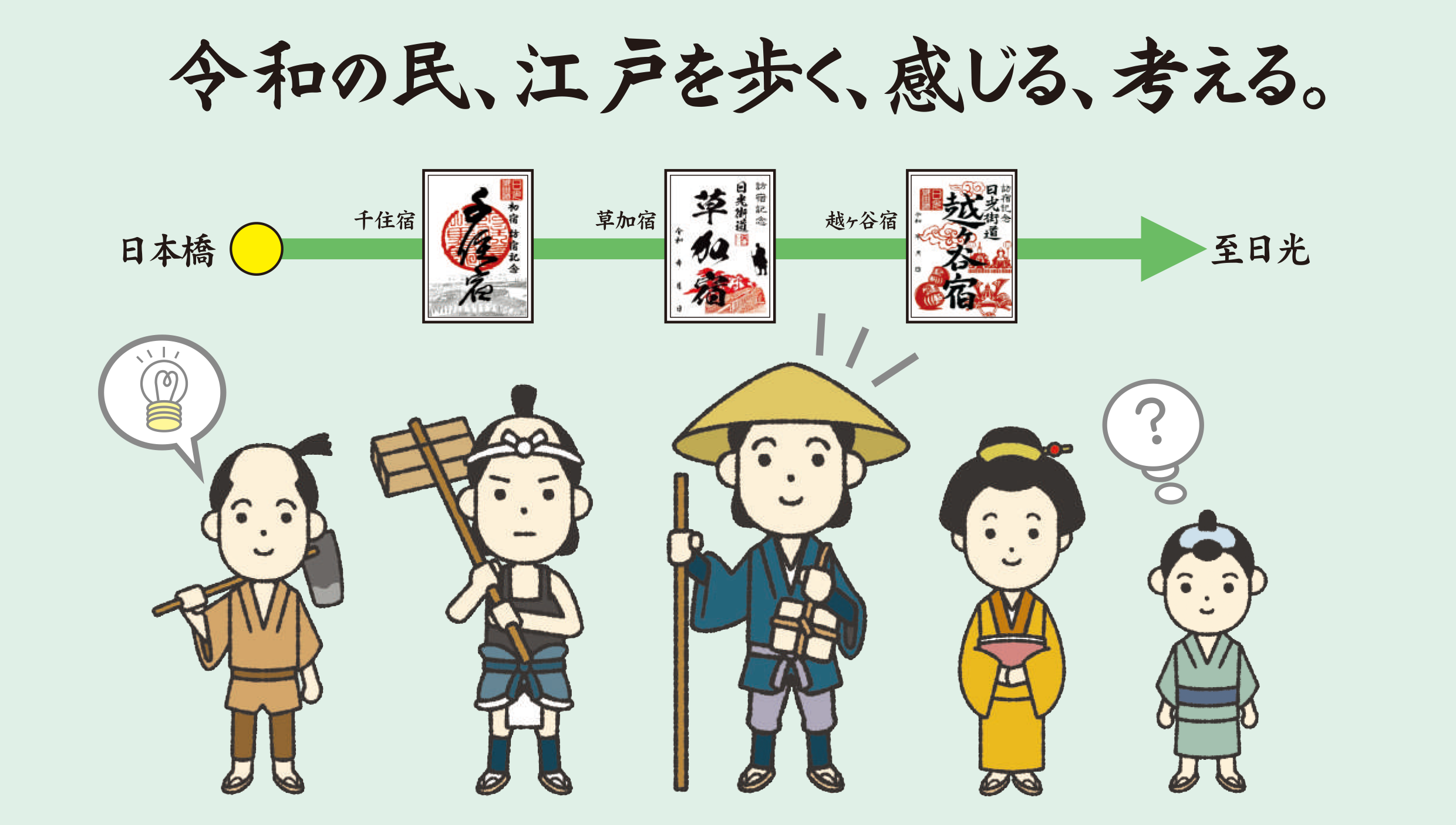 令和の民、江戸を歩く、感じる、考える。